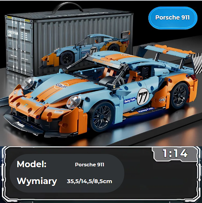 Porsche 911 1:14 - Gobricks.pl
